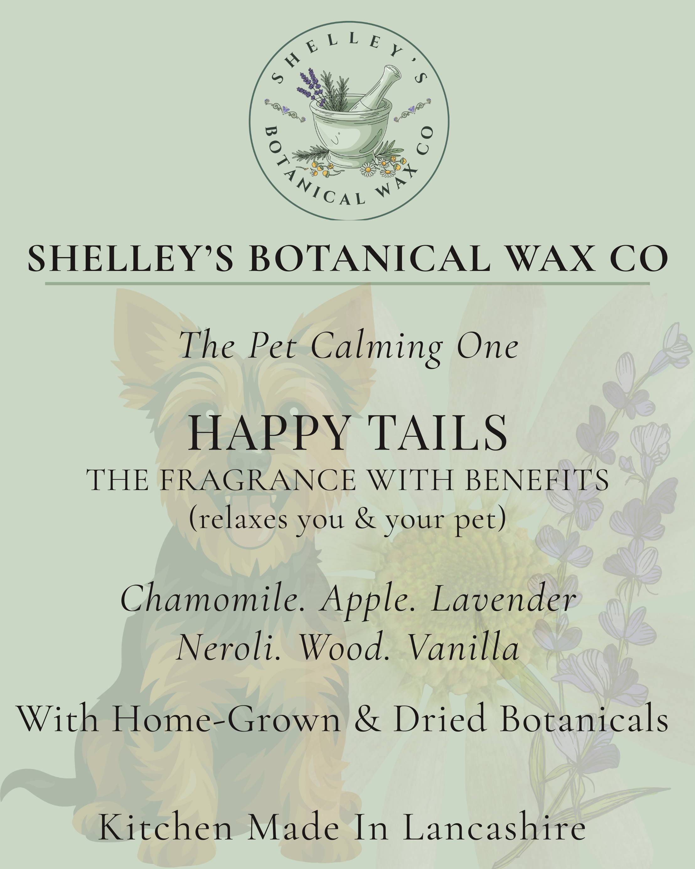 Happy Tails Vegan Wax Melt 1023A2D7-C31E-4720-B352-65BCE239A2D7
