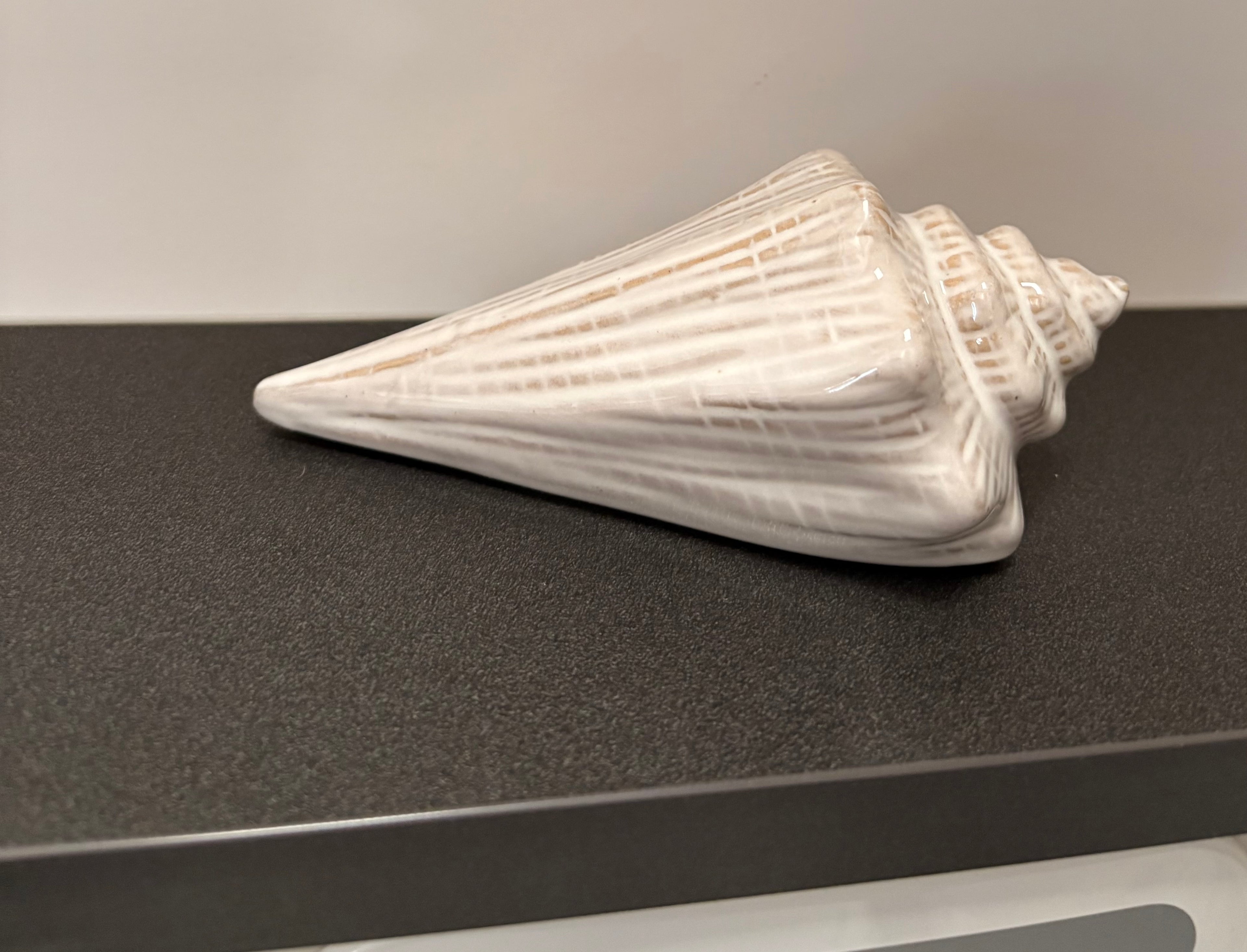 White Ceramic Decorative Shell