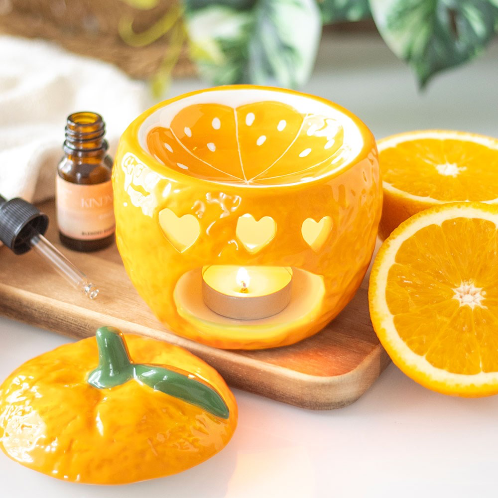 Ceramic Jaffa Orange Wax Melter 4FFF47A5-32D2-45A3-8BEB-F1138A7DCF95