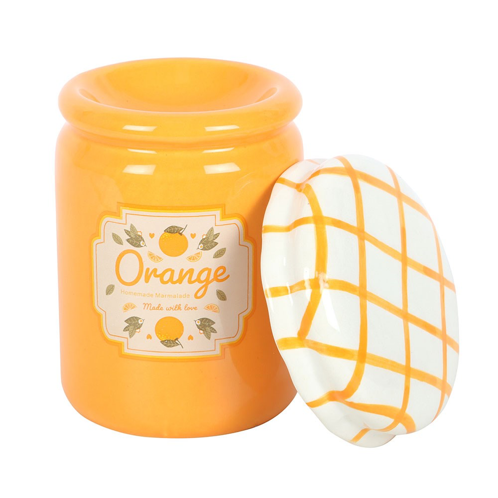 Ceramic Orange Marmalade Jar Wax Melter 624DA334-679C-4799-874A-D6E3A253CFB8