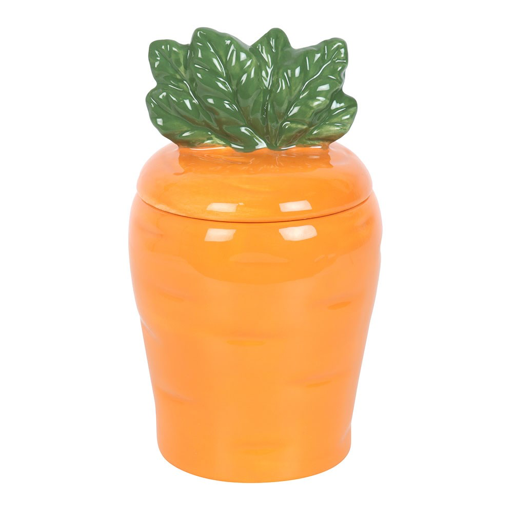 Ceramic Carrot Shaped Lidded Wax Melter 74666E70-0330-4754-A331-0BD75C219F55