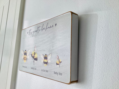 It’s Good To Bee Home Wooden Wall Plaque