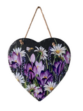 Spring Heart-Shape Slate With String Hanger