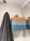 Striped Woven Storage Baskets Blue 9F1D3C2F-C579-4659-BF7E-055580DBB1B2