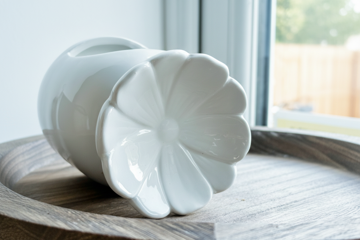 Ceramic White Wax Melter With Dandelions & Sentimental Verse A7CB9E4B-359F-4462-BF2E-2D42DC5D3EFA