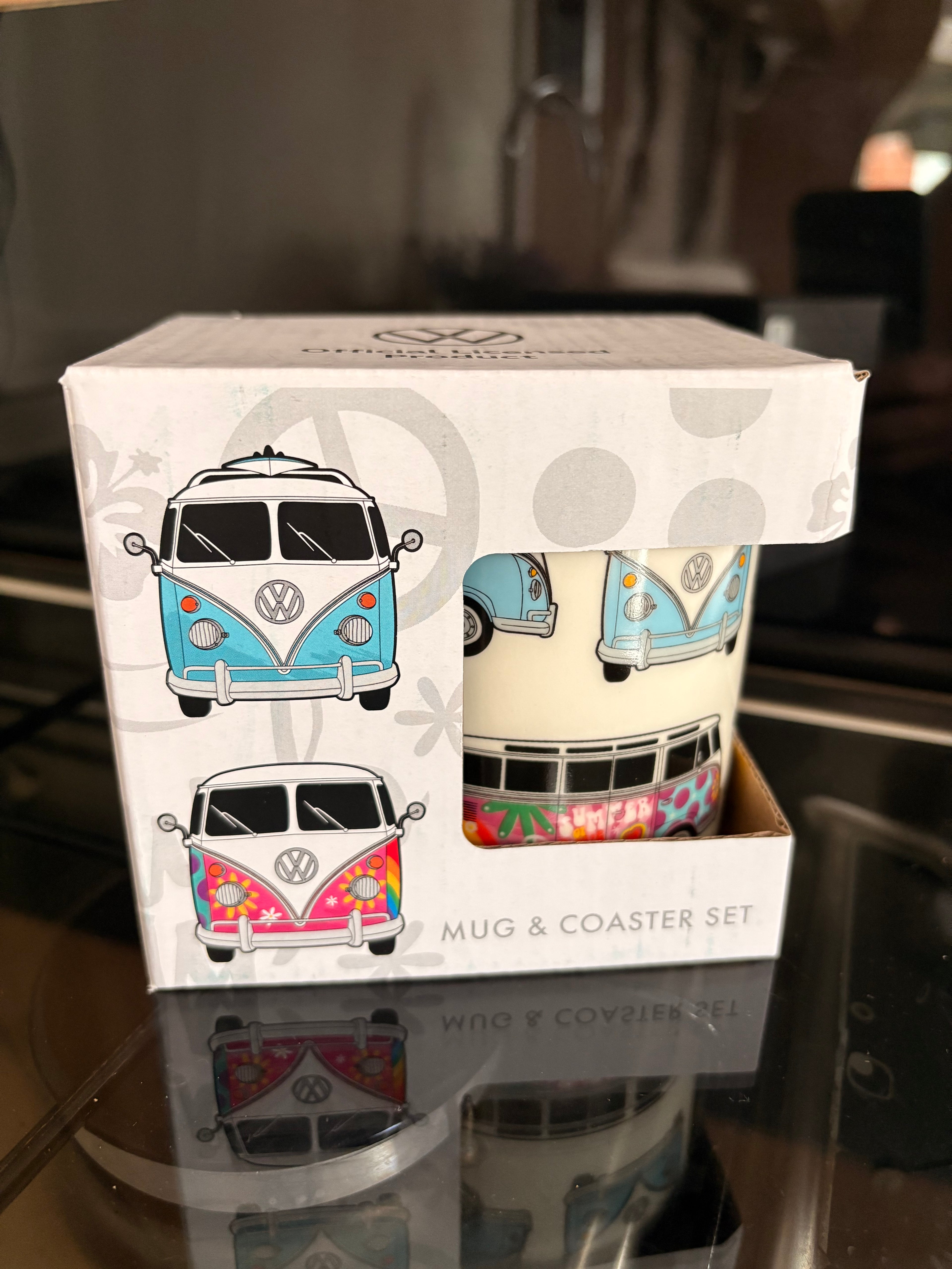 VW Camper Mug & Coaster Set