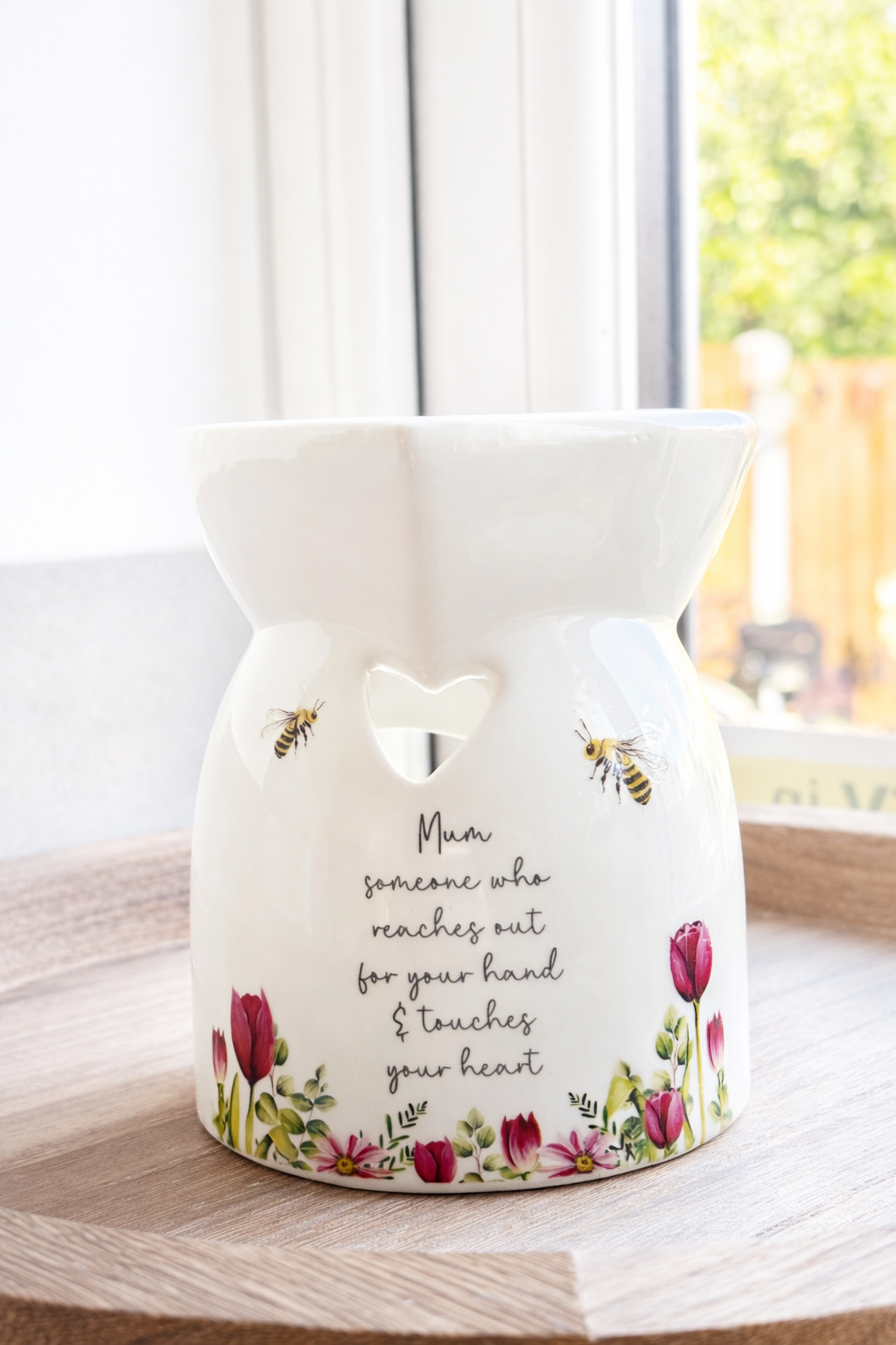 Ceramic Heart Shaped Wax Melter ‘Mum Who Touches Your Heart’ AF19BBB6-2555-4025-9727-2DADBBE60A39