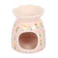 Ceramic Tulip Print Wax Melter BA041676-E5CC-49F8-ADBB-E29D09664849