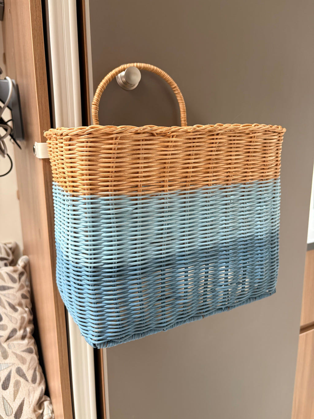 Striped Woven Storage Baskets C6F338DB-0349-40DA-9F35-783FA4F43254