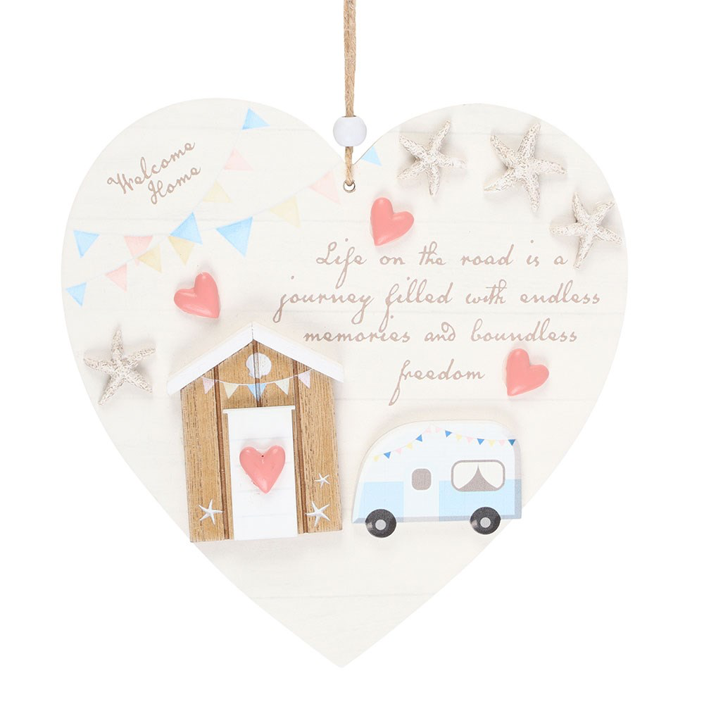 Life On The Road Shell Caravan Hanging Heart C7F7BFE7-8DF3-437E-B4D1-CC44EE3EA9A6