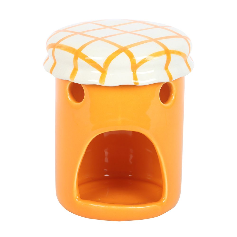 Ceramic Orange Marmalade Jar Wax Melter C8EF55FA-3774-48B9-B1AE-25D16DC62B6A