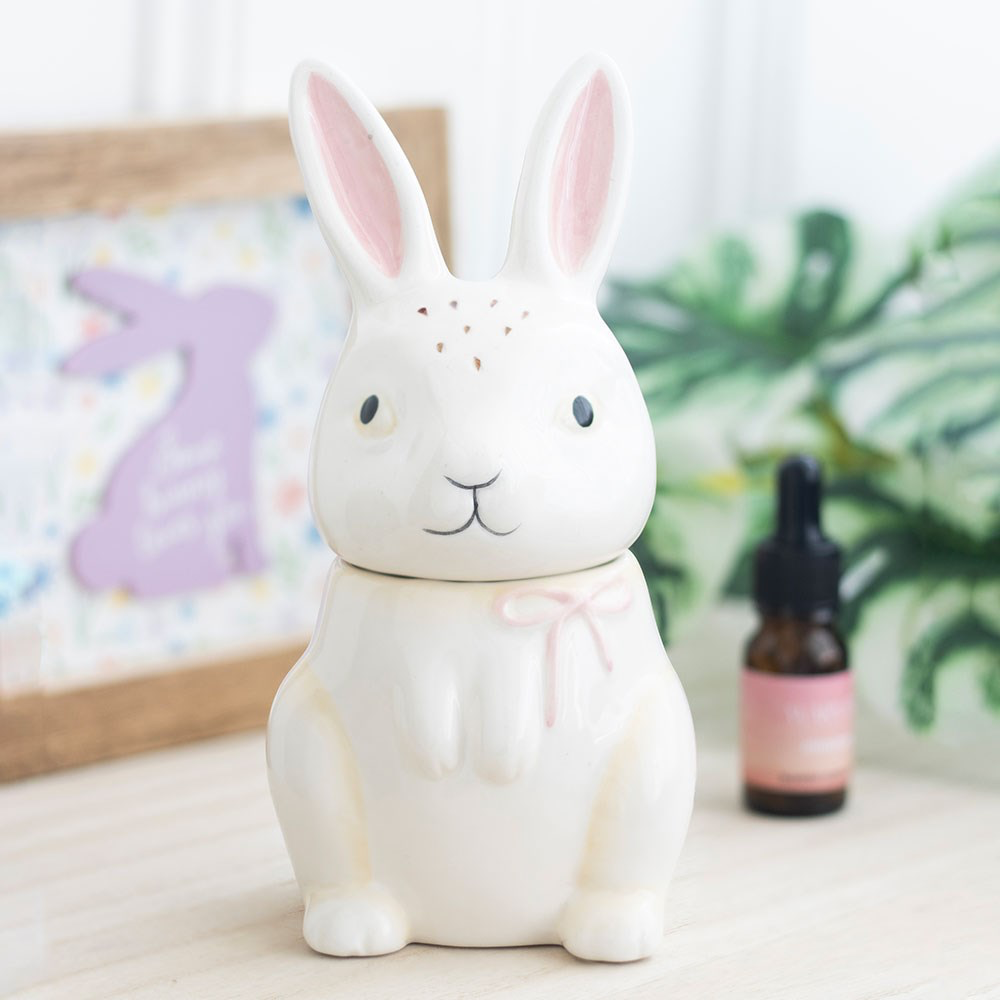 Ceramic Bunny Shaped Wax Melter CA827740-C25A-40F3-B182-08FDBEBBCD6E