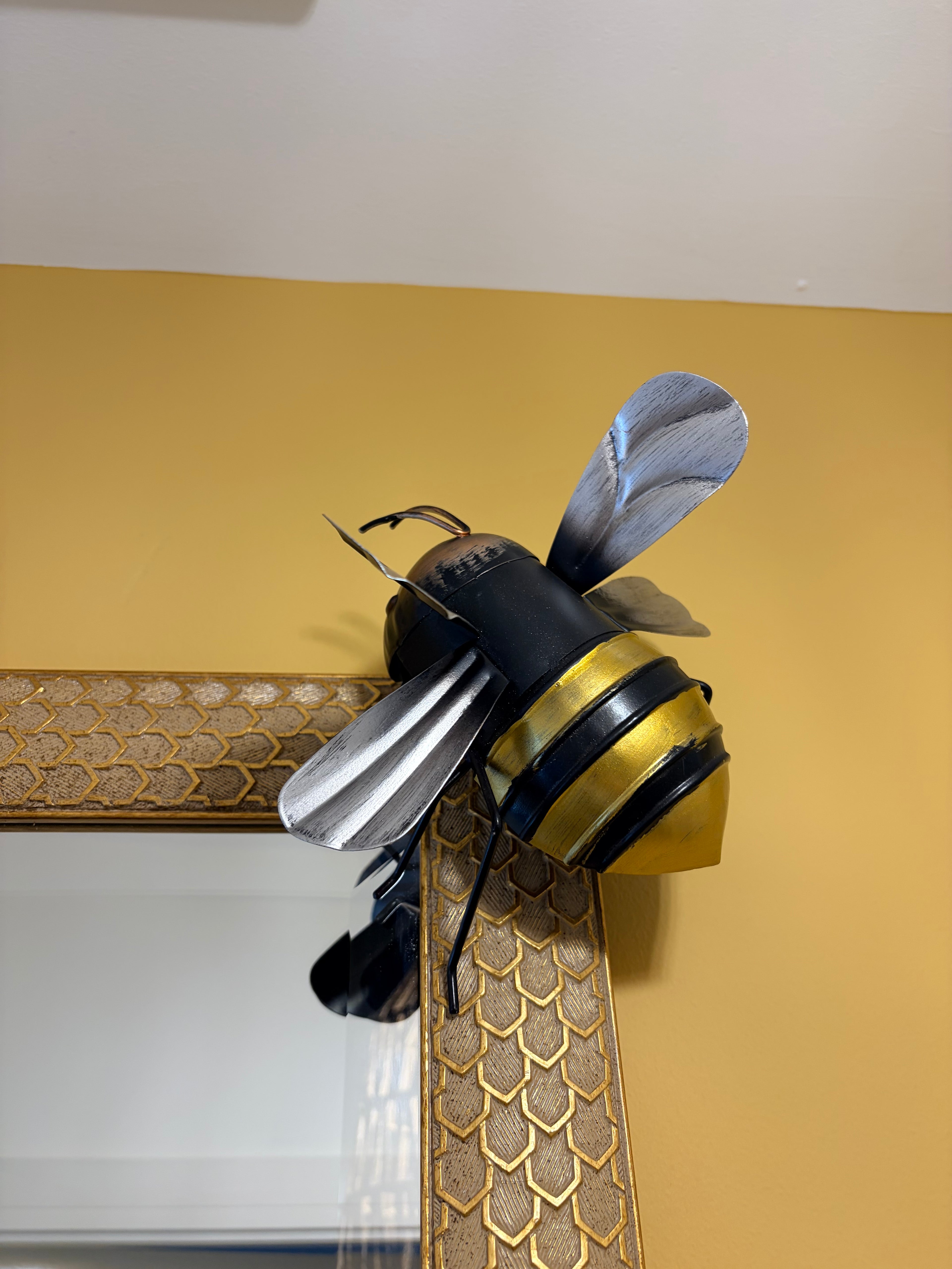 Metal Bee Wall Ornament