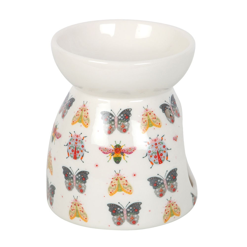 Ceramic Floral Bug Wax Melter CC915FA3-CF07-4695-82B3-340668C67AE4