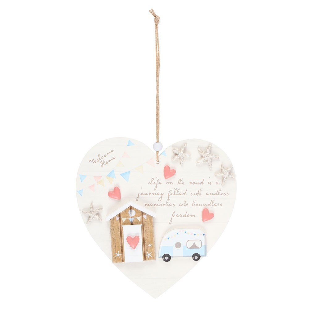 Life On The Road Shell Caravan Hanging Heart CF7AA4B8-AA36-4EA0-858F-9B9099590A44