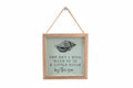 Wake Up By The Sea Wooden Framed Hanging Plaque