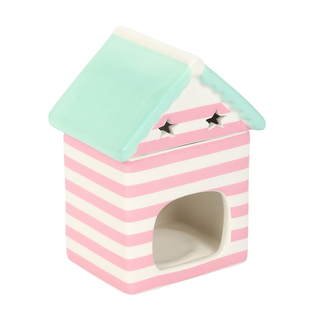 Ceramic Pastel Beach Hut Wax Melter E281DF9E-3931-4F32-B491-CFF3F6D90803