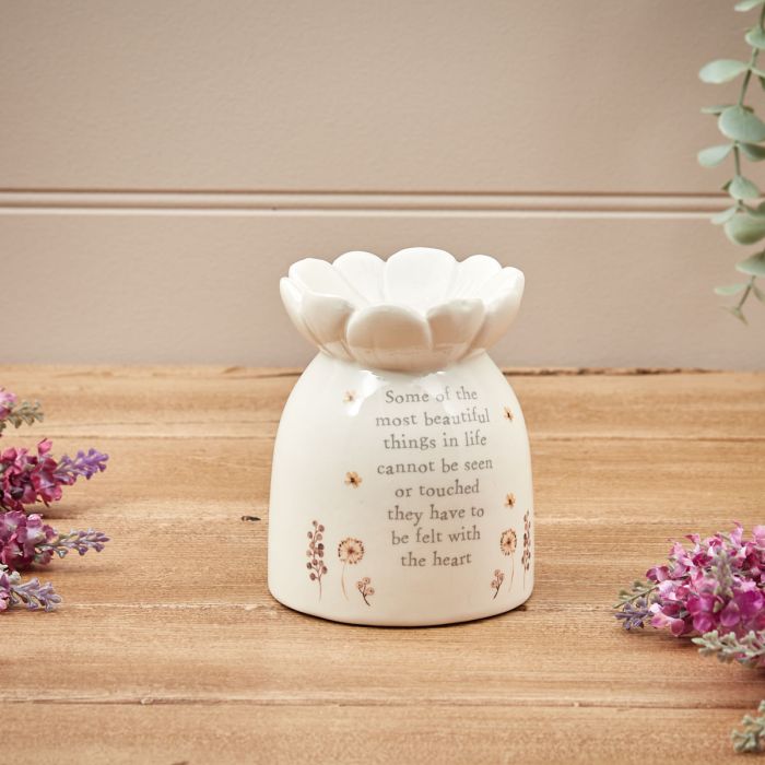 Ceramic White Wax Melter With Dandelions & Sentimental Verse EA73E7C2-F0E6-4D53-8C79-A1F12D1CE2AA