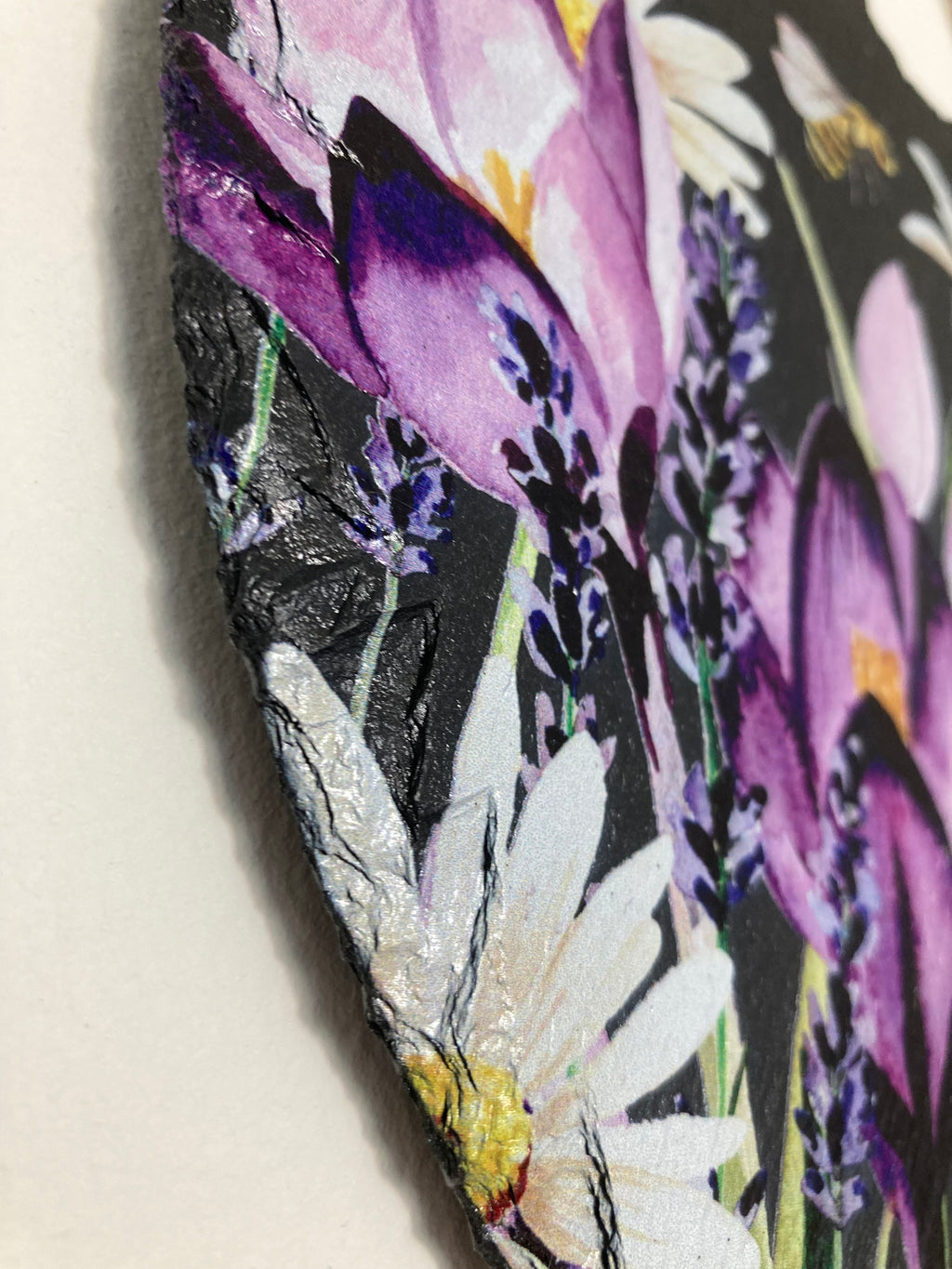 Spring Heart-Shape Slate With String Hanger