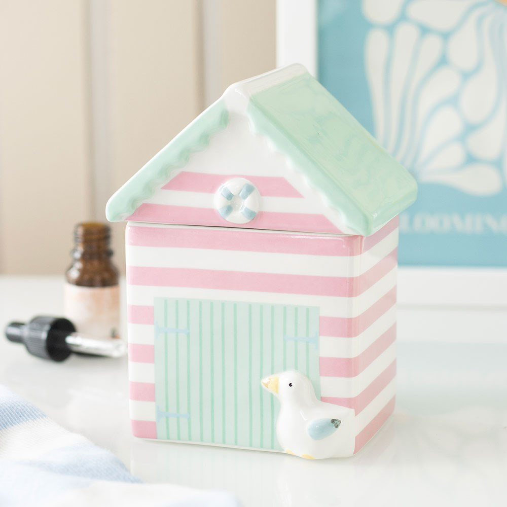 Ceramic Pastel Beach Hut Wax Melter FF43C650-B547-4CAC-9C90-3765DA7C4930