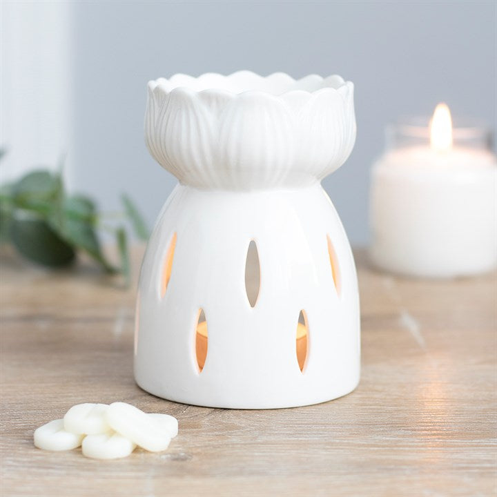 White Gloss Lotus Flower Wax Melter IMG-0578