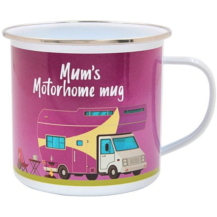 Mums Motorhome Enamel Mug