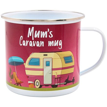 Mums Caravan Enamel Mug