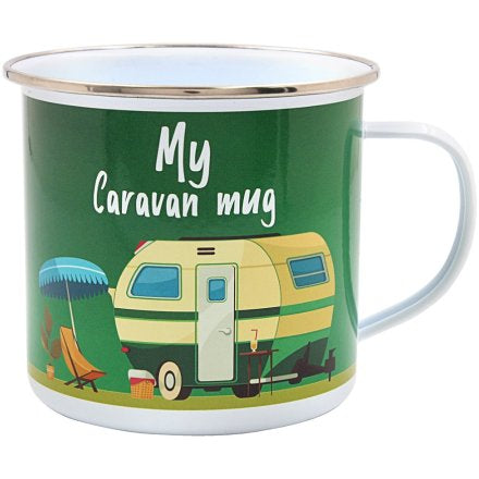My Caravan Enamel Mug