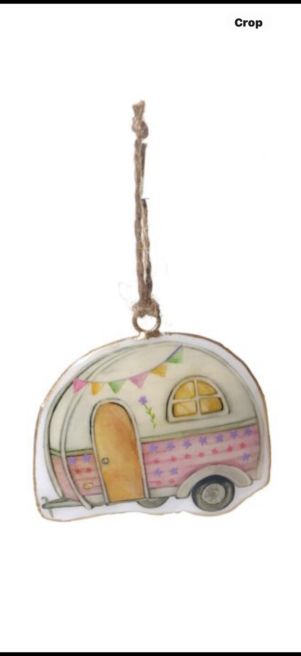 Camping Caravan & Campervan Shaped Enamel Hanger Pink Home Decor IMG-1002