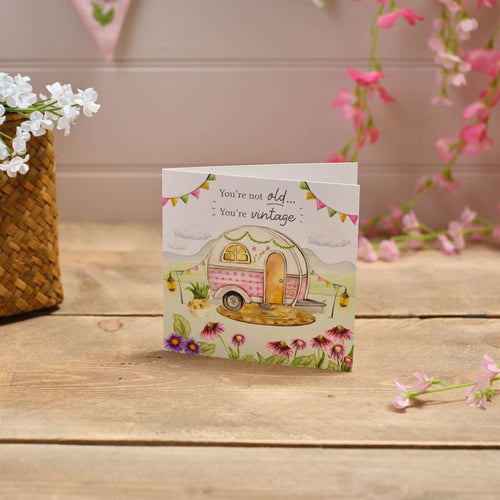 Caravan You're Not Old You're Vintage Greetings Card Greetings Card IMG_0313
